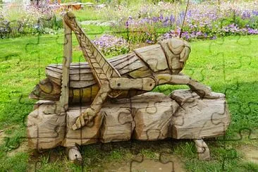 Holz-Skulptur