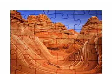 The Wave - Utah jigsaw puzzle