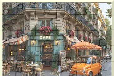 Rue de Paris autrefois jigsaw puzzle