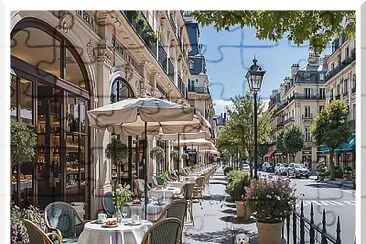 Un quartier chic à Paris