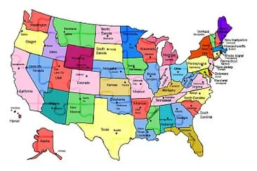 Mapa - Estados Unidos