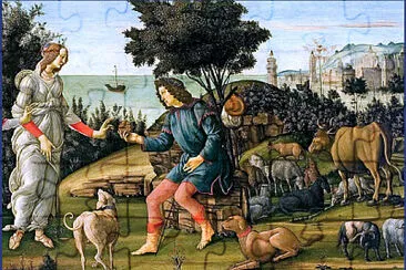 Botticelli jugement de Paris