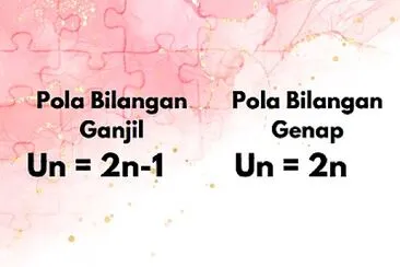 Rumus Pola Bilangan Ganjil dan Genap