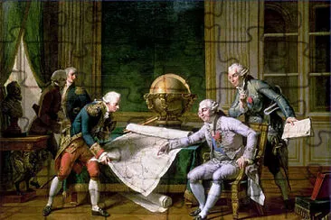 Nicolas Monsiau Louis XVI et Lapérouse