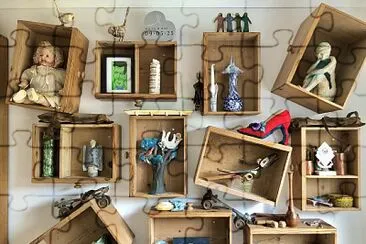 Funky shelves
