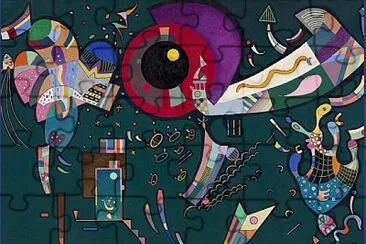פאזל של Kandinsky Autour du cercle