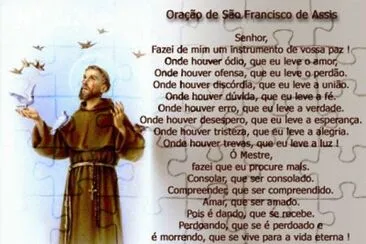 OraÃ§Ã£o de SÃ£o Francisco de Asis jigsaw puzzle