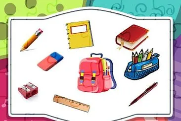 SCHOOL OBJECTS jigsaw puzzle