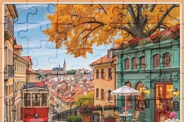 Vieille ville de Prague (Tchéquie) jigsaw puzzle