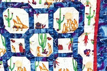 Coyote quilt western