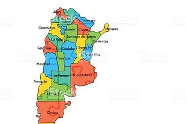 Mapa de argentina