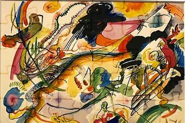 Kandinsky étude 1912
