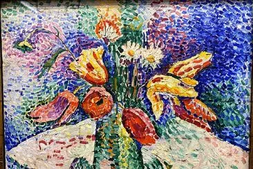 Matisse vase de fleurs vert