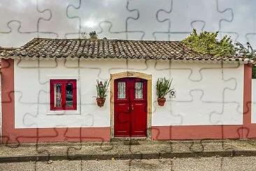 red jigsaw puzzle