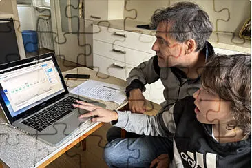 Io e papà jigsaw puzzle