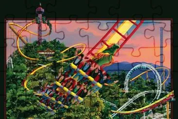 פאזל של Tatsu Roller Coaster-Majic Mountain