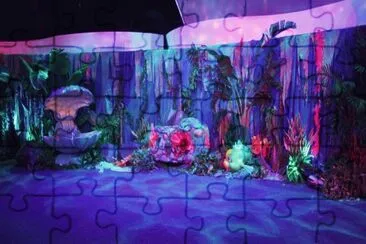 Under the Sea-Disney Backdrop jigsaw puzzle