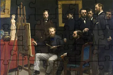 Fantin-Latour Manet et ses amis