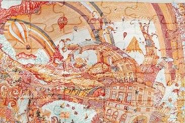 Faubourg st Honoré beige jigsaw puzzle