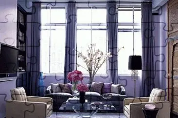 Mauve Living Room