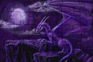 Purple Dragon-Art jigsaw puzzle