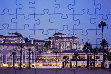 Beach Front Luxury Hotel-Santa Monica jigsaw puzzle