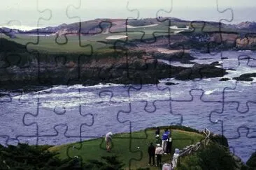 16th Hole at Cypress Point Country Club-Monterey jigsaw puzzle