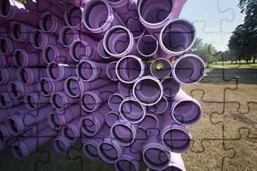 Purple Irrigation Pipes