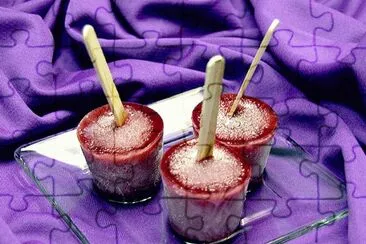 Grape Protein Popsicles