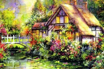 Cottage jigsaw puzzle