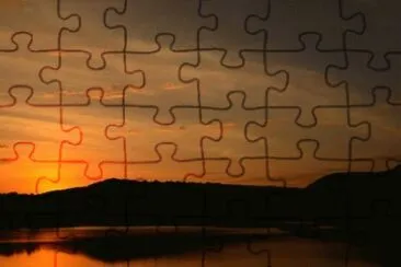 sunset in Alabama jigsaw puzzle