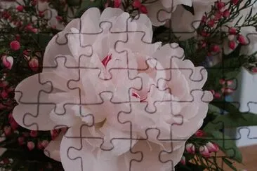 Flower jigsaw puzzle