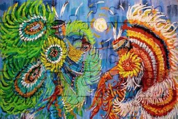 fancy dancer jigsaw puzzle