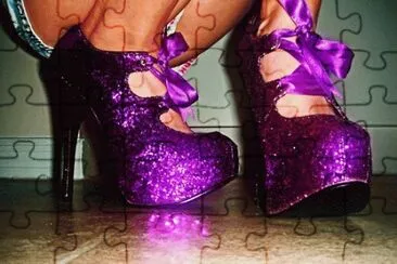 BIG Purple Shoes