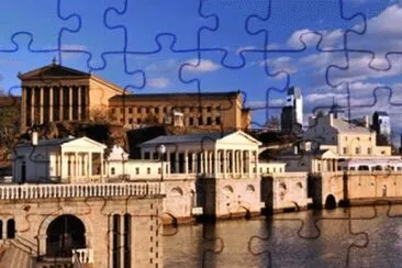 Philadelphia water works jigsaw puzzle