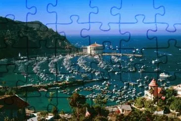 Avalon Harbor Afternoon-Catalina Island jigsaw puzzle