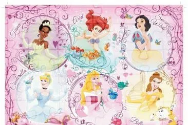 Tiana Ariel SnowWhite Cinderella Aurora Belle