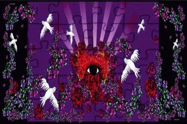 Mystic Purple Silk Art