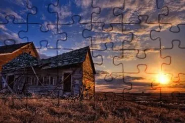 Rising sun jigsaw puzzle