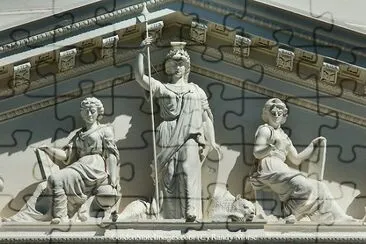 State Capital Front Statues-Sacramento jigsaw puzzle