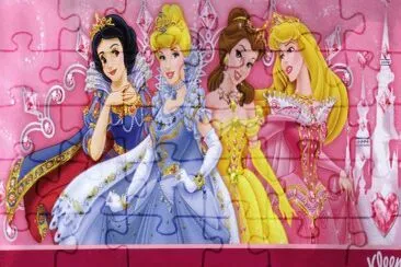 פאזל של SnowWhite Cinderella Belle Aurora