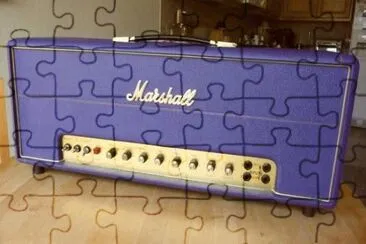 Purple Marshall Amplifier
