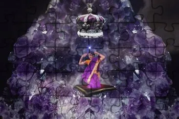 Purple Crown Chakra jigsaw puzzle