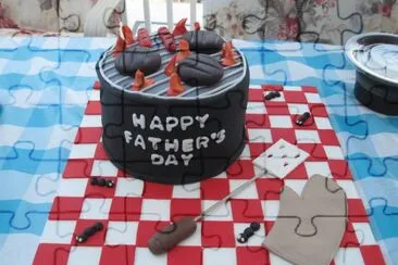 Fathers Day Grill Cake-How Clever!