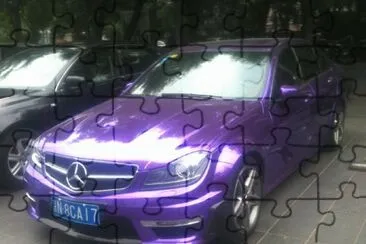 Mercedes Benz C63-China jigsaw puzzle