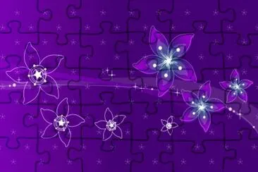 Abstract Glitter Art