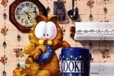 papel-de-parede-garfield jigsaw puzzle