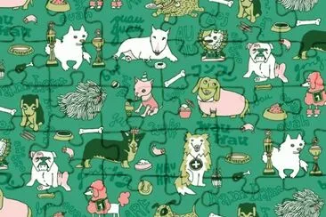 Dog Wallpaper jigsaw puzzle