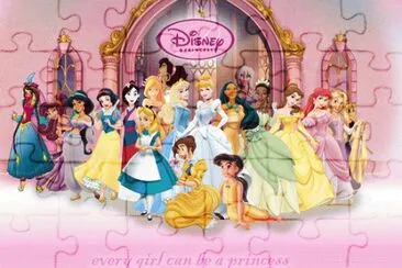 Every Girl Can Be a Princess jigsaw puzzle