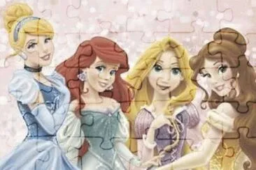 Cinderella Ariel Rapunzel Belle